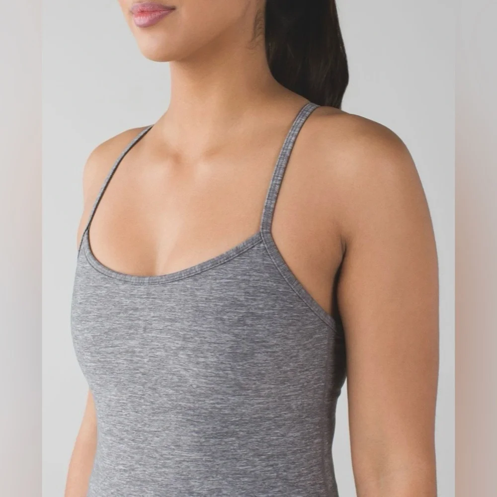 Gray Racerback Tank Top - Picture 5 of 9